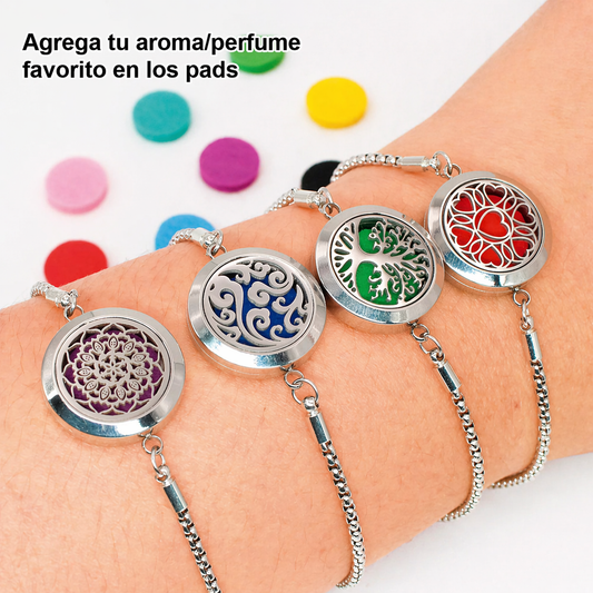 Pulsera de aroma + 5 Pads Gratis