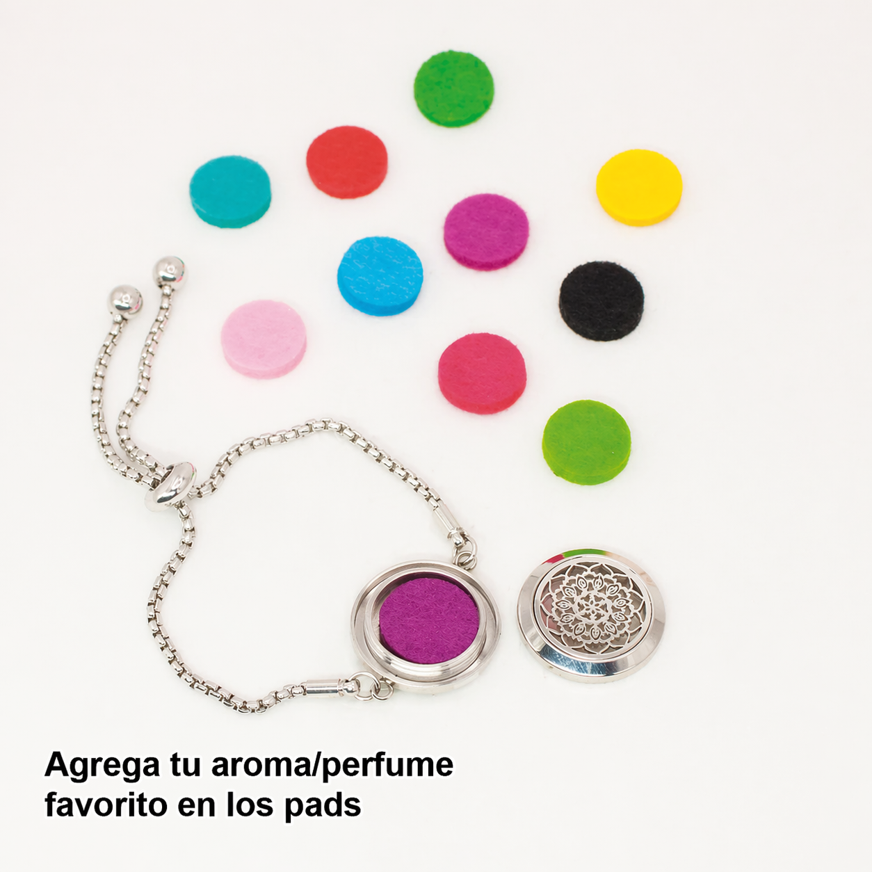 Pulsera de aroma + 5 Pads Gratis